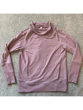 Lululemon Women’s size 8 High Lines Pullover Funnel Dusty Rose Long Sleeve Tunic
